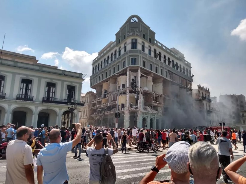 VÍDEO: Hotel no centro de Havana tem forte explosão; quatro pessoas morreram