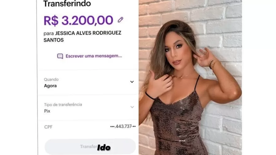 Mulher escapa de golpe do falso depósito via pix e 'comprovante' vira piada