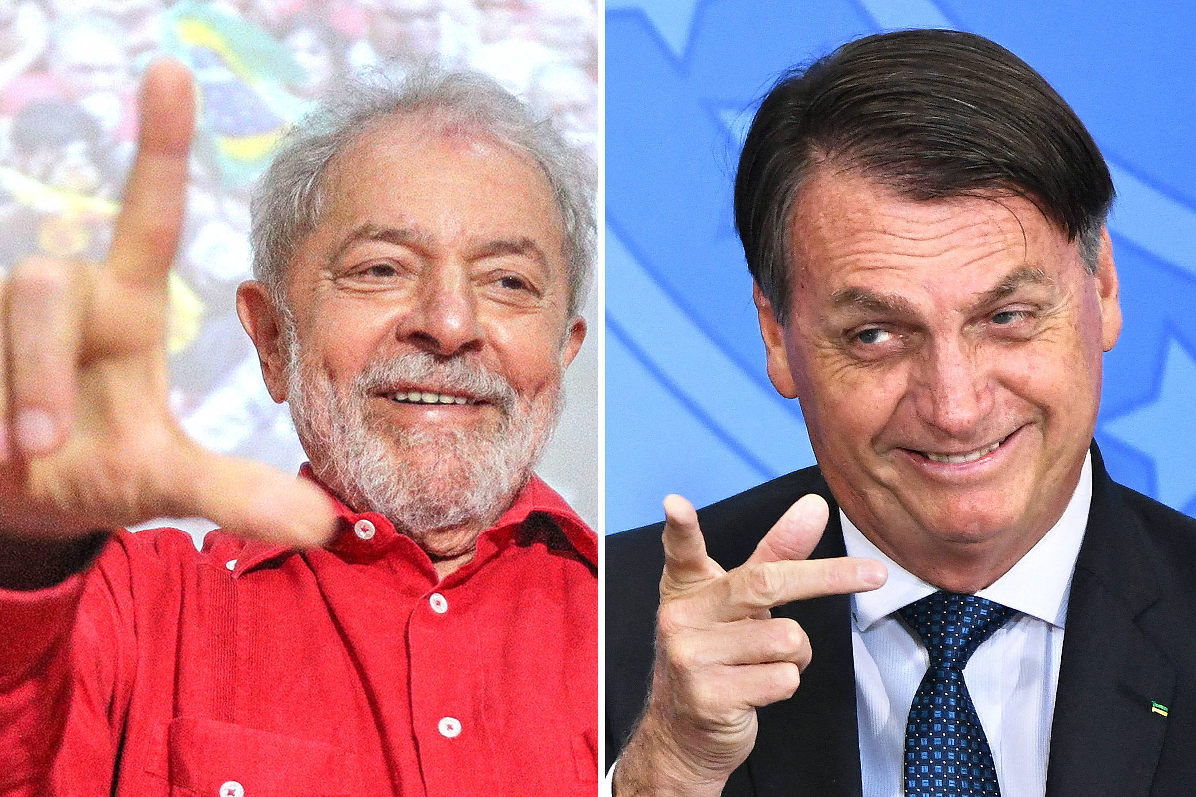 Pesquisa mostra Bolsonaro na frente de Lula em SP