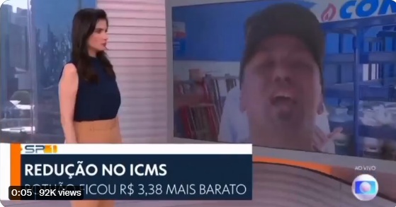 VÍDEO: Homem invade transmissão ao vivo de jornal e grita : “Globo lixo”; ASSISTA