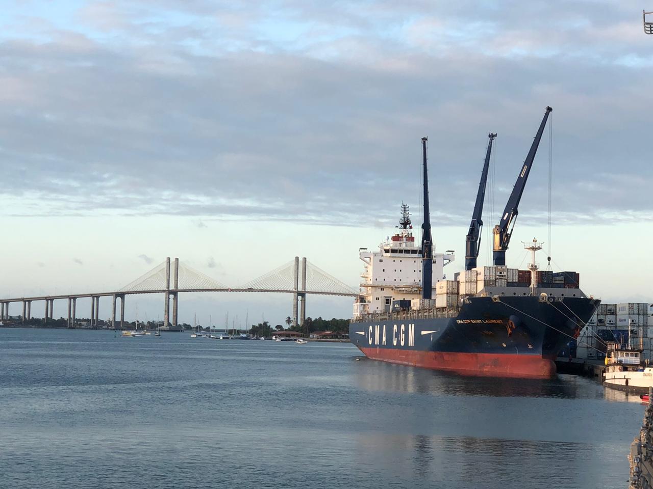 Movimentação de cargas no Porto de Natal cresce 9,19% no primeiro semestre