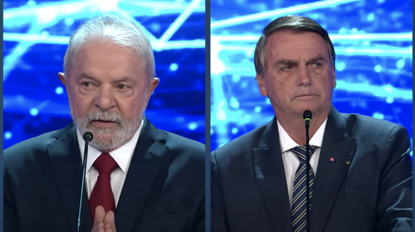 Em debate, Bolsonaro chama Lula de “ex-presidiário”