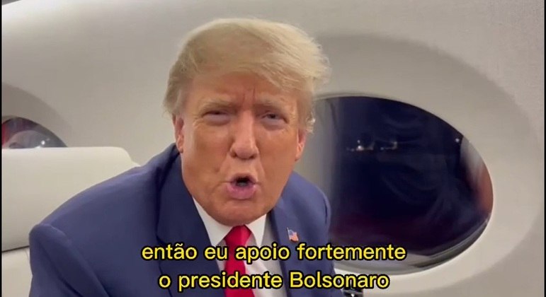 VÍDEO: Ex-presidente dos EUA Donald Trump pede votos para Bolsonaro