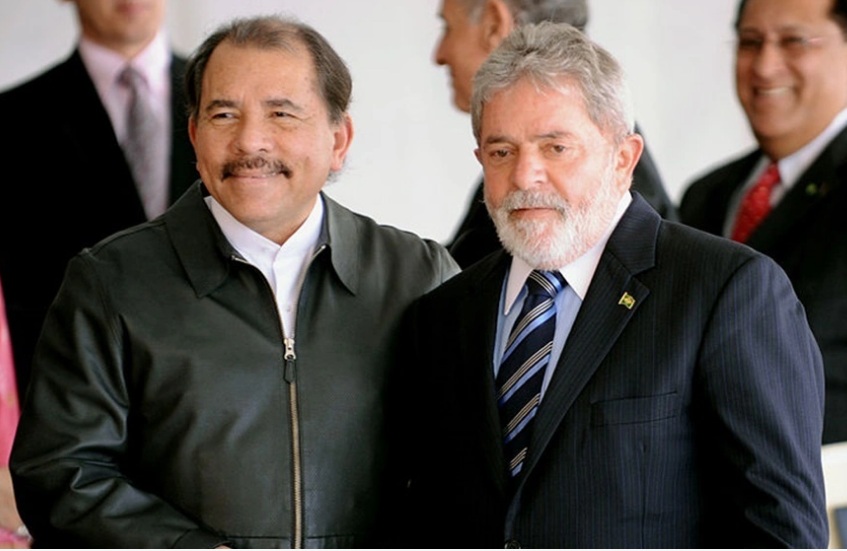 Ditador da Nicarágua parabeniza Lula por ter sido o mais votado no primeiro turno