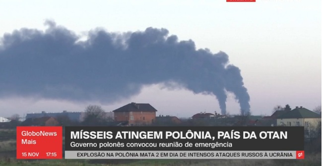 Míssil que matou 2 pessoas na Polônia pode ter sido disparado pela Ucrânia, diz agência