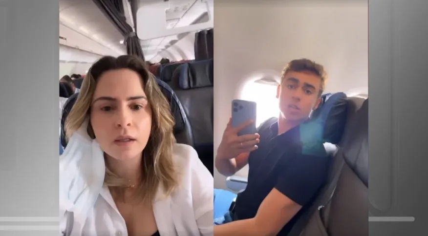 VÍDEO: Ex-BBB Ana Paula Renault discute com Nikolas Ferreira em avião
