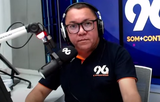 Jornalista e apresentador da 96 FM e TV Ponta Negra tem mal súbito e sofre corte no rosto