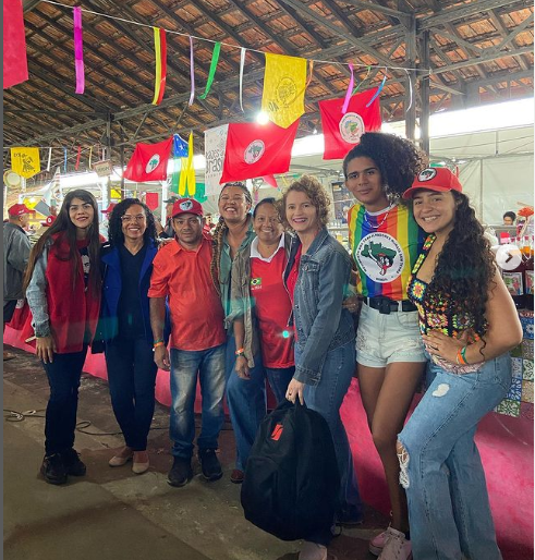 Deputadas do PT no RN vão a evento do MST em São Paulo; veja imagens