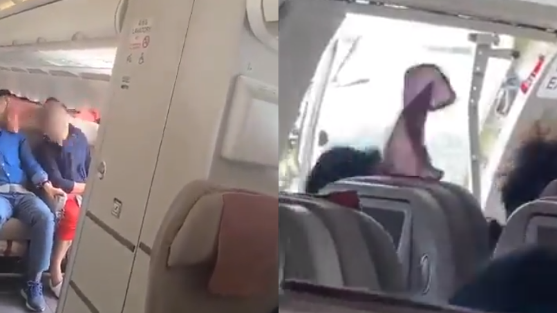 VÍDEO: Passageiro abre a porta de avião durante voo com quase 200 pessoas a bordo; ASSISTA