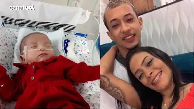 'Chegada e despedida': grávida é mantida por aparelhos 42 dias até o parto