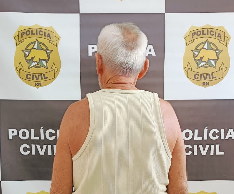 Idoso de 86 anos é preso por estupro de vulnerável contra a vizinha em Mossoró